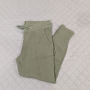 ASOS Cotton Thermal Green Pants Size Small